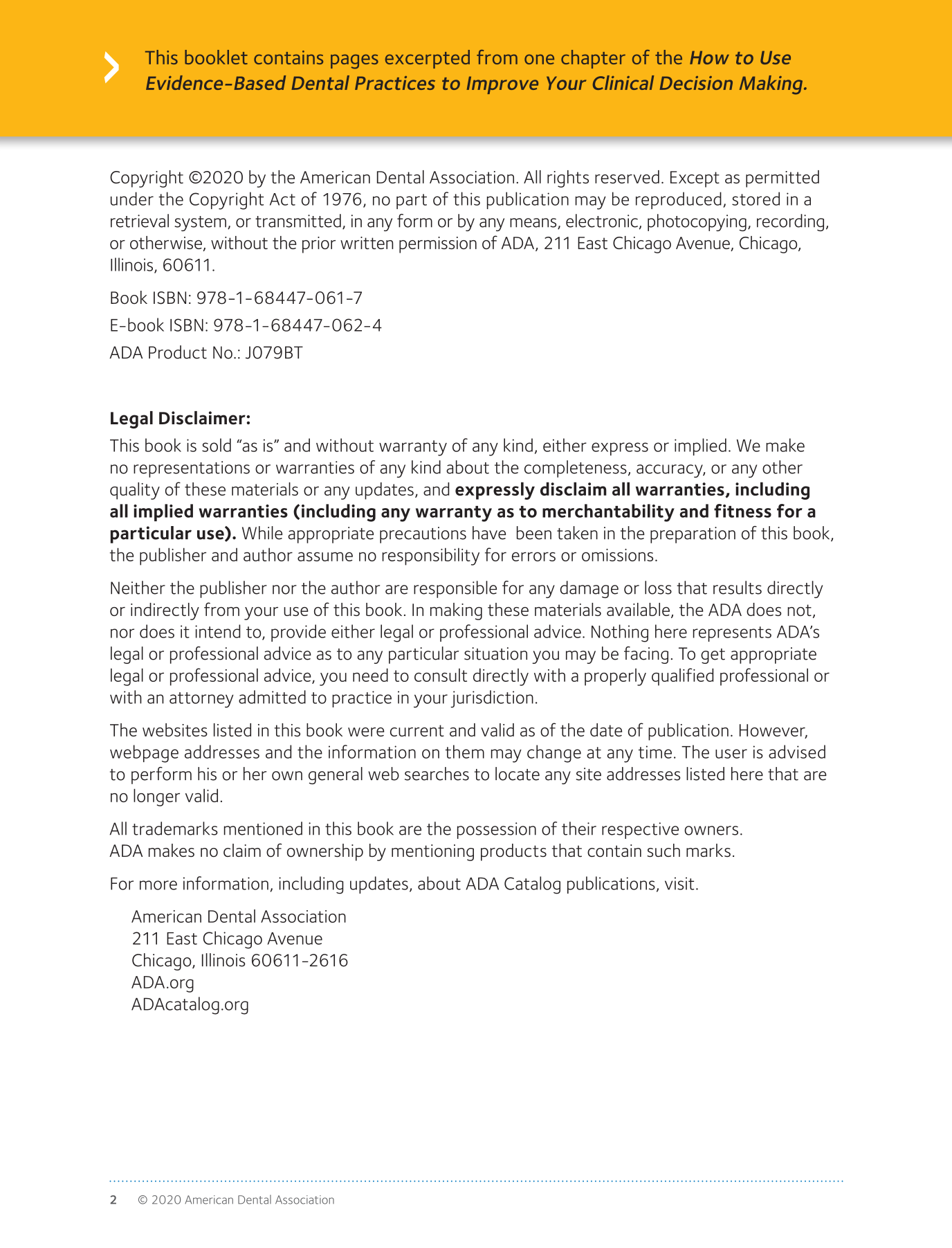 Published Teeth Explanation Text Example Sample Excerpt: How to Use Evidence-Based Dental Practices to Improve ...