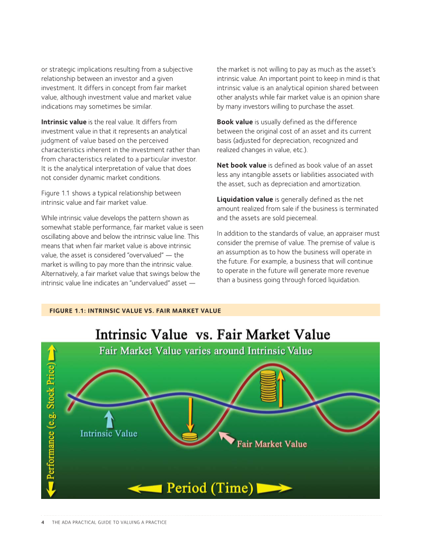 The ADA Practical Guide to Valuing a Practice: A Manual for Dentists page 9